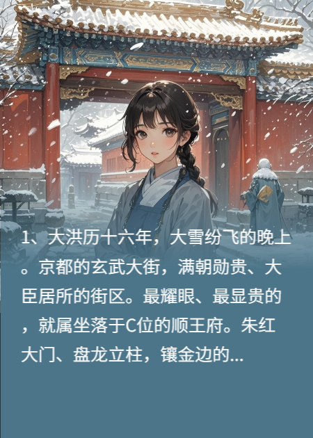 重生后，我掀翻了整座王府