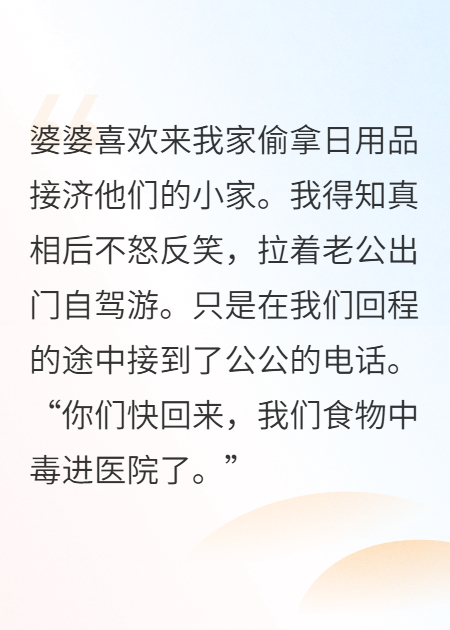 《“家贼”婆婆贪小便宜惹大麻烦》在线阅读