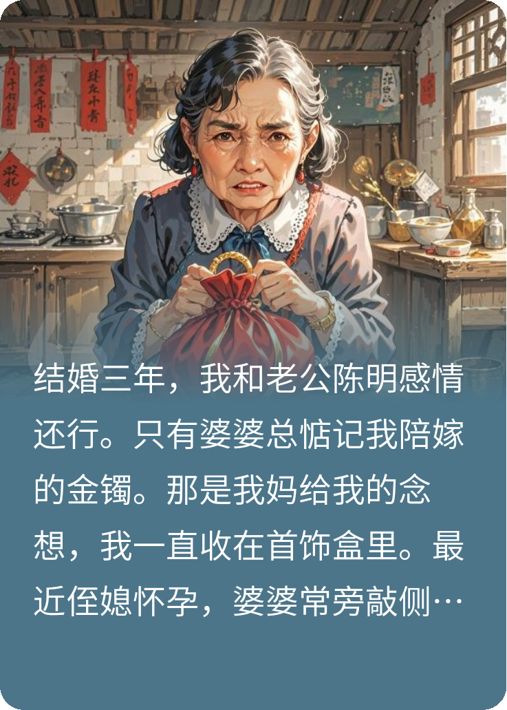 婆婆拿我陪嫁討好侄媳